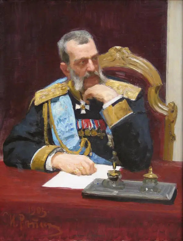 Porträtt av storhertig Vladimir Alexandrovitj - Ilya Repin