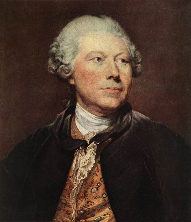 Porträtt av gravören Jean-Georges Wille - Jean-Baptiste Greuze