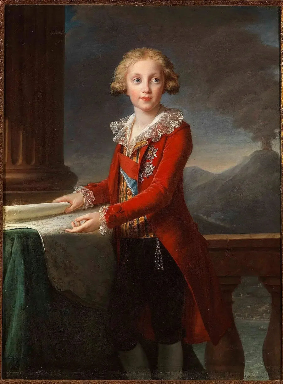 Porträtt av den unge Francesco av Bourbon-Sicilien - Élisabeth Vigée Le Brun