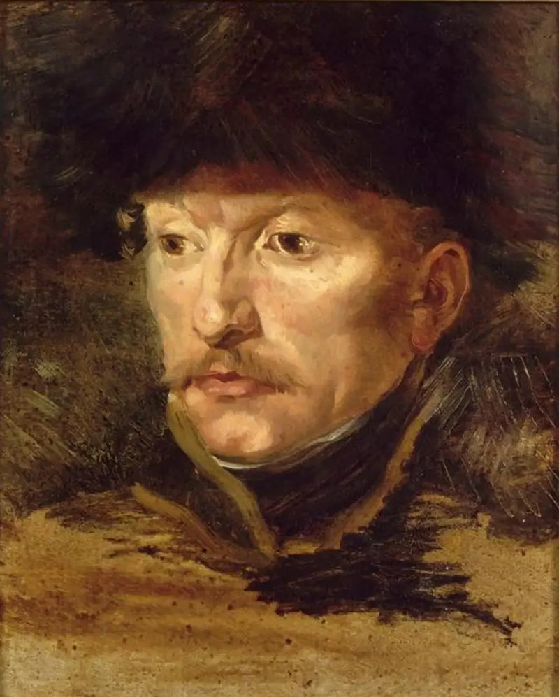 Porträtt av löjtnant Dieudonné - Théodore Géricault