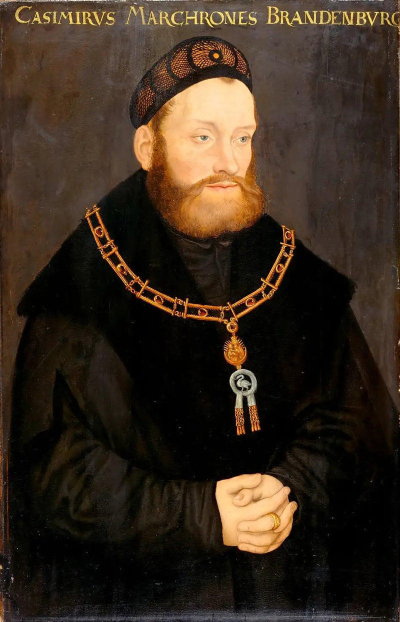 Porträtt av markisen Kasimir av Brandenburg-Kulmbach - Lucas Cranach den äldre
