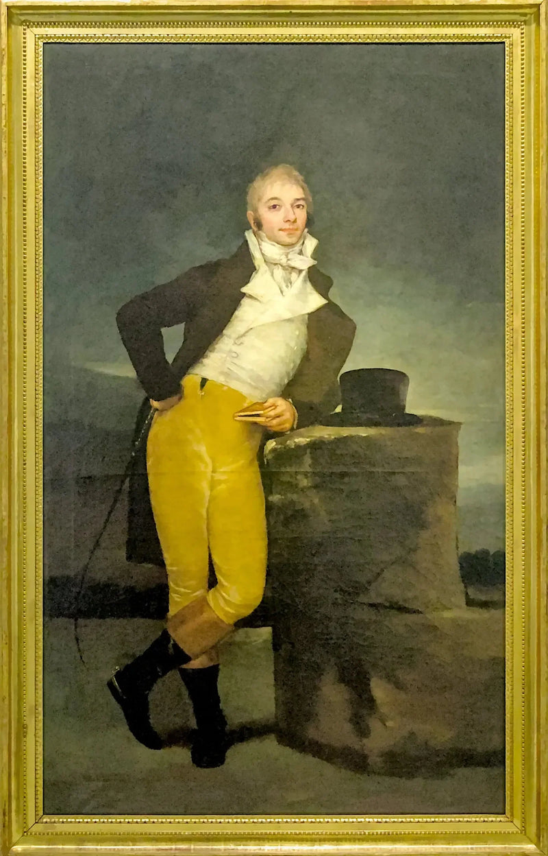 Porträtt av markisen av San Adrian - Francisco de Goya