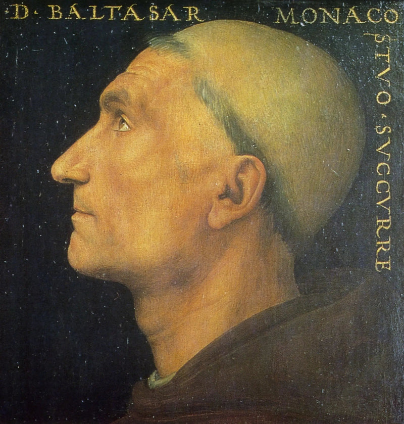 Porträtt av munk Baldassarre - Pietro Perugino