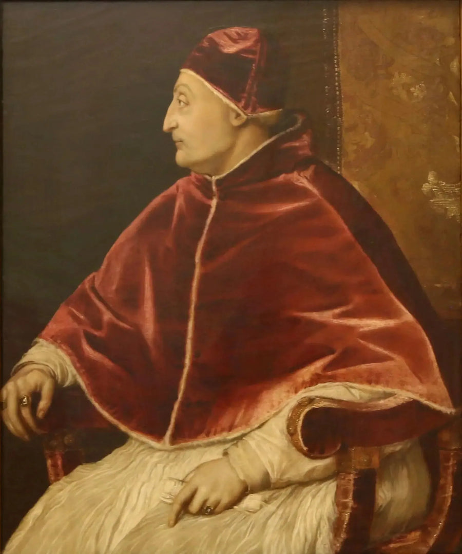 Porträtt av påven Sixtus IV - Titian