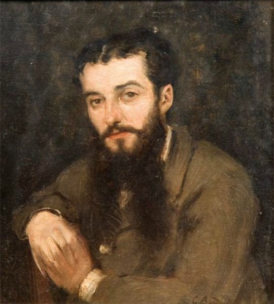 Porträtt av konstnären Alessandro Lanfredini - Giovanni Boldini