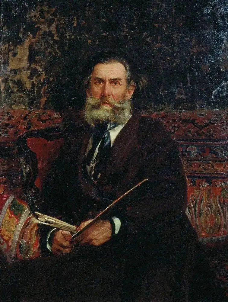 Porträtt av konstnären Alexeï Petrovitch Bogolioubov - Ilya Repin