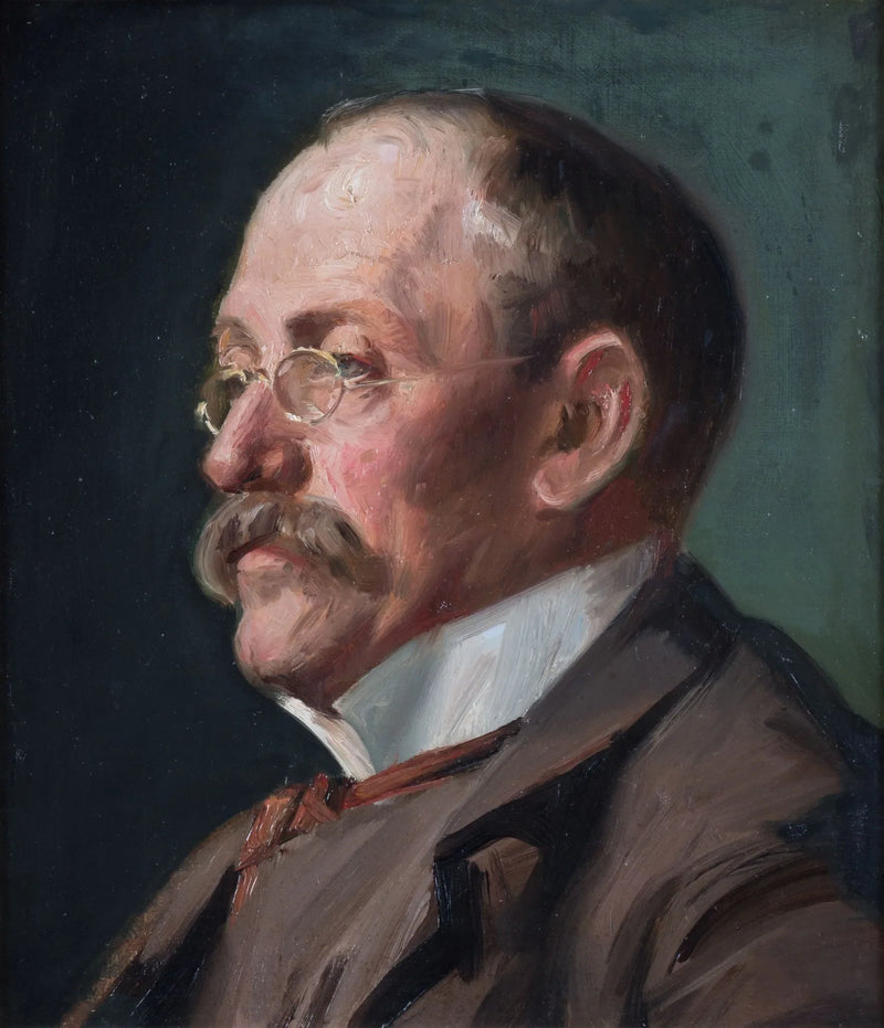 Porträtt av konstnären Eilif Peterssen - Michael Peter Ancher