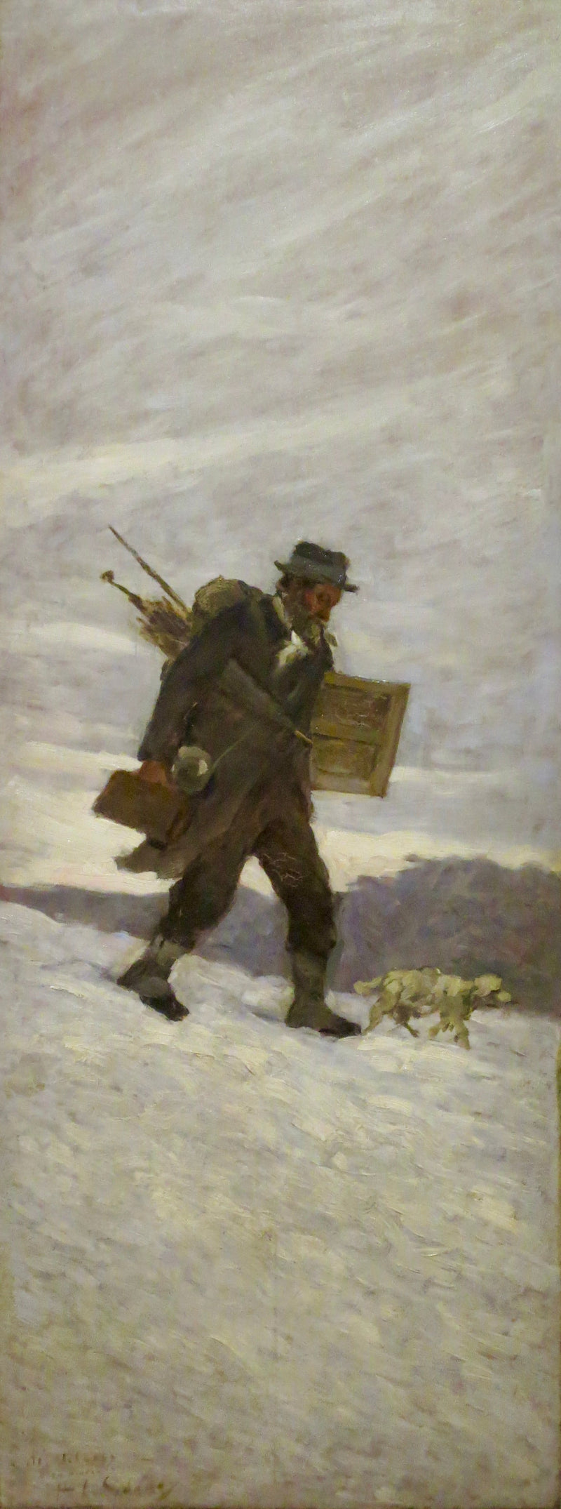 Porträtt av målaren Eugène Chigot - Henri Le Sidaner