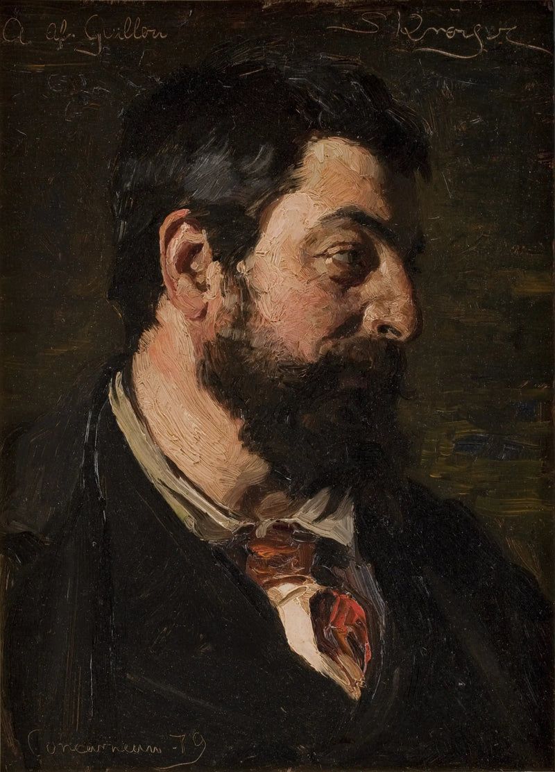 Porträtt av den franske målaren Alfred Guillou - Peder Severin Krøyer