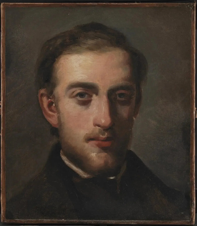 Porträtt av målaren Fritz Melbye (1826-1869) - Camille Pissarro
