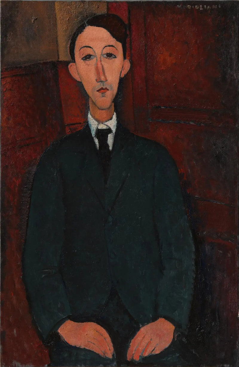 Porträtt av målaren Manuel Humbert - Amedeo Modigliani