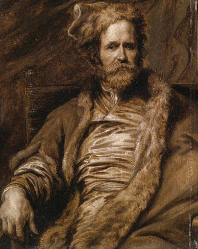 Porträtt av målaren Marten Rijckaert (Ikonografi) - Antoine van Dyck