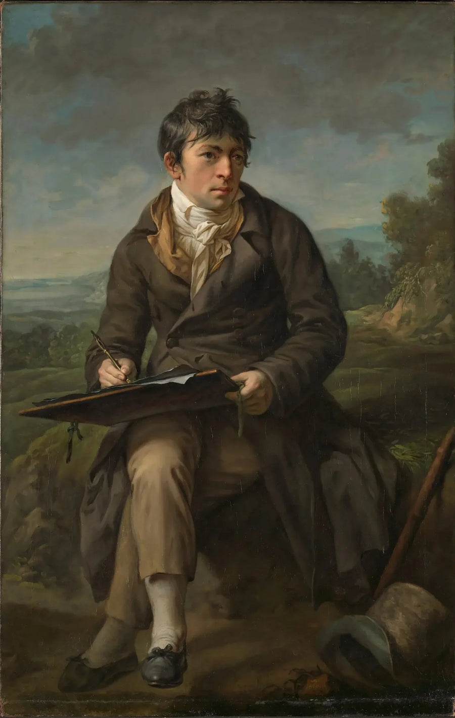 Porträtt av landskapsmålaren Carl Anton Graff - Anton Graff