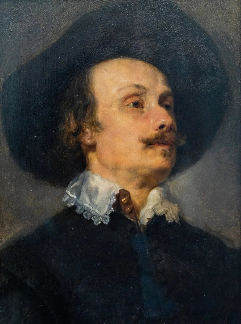 Porträtt av målaren Pieter Snayers - Antoine van Dyck