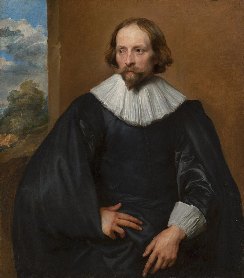Porträtt av målaren Quintijn Symons - Antoine van Dyck