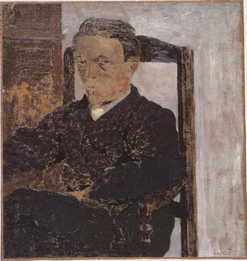Porträtt av konstnären Vallotton - Édouard Vuillard