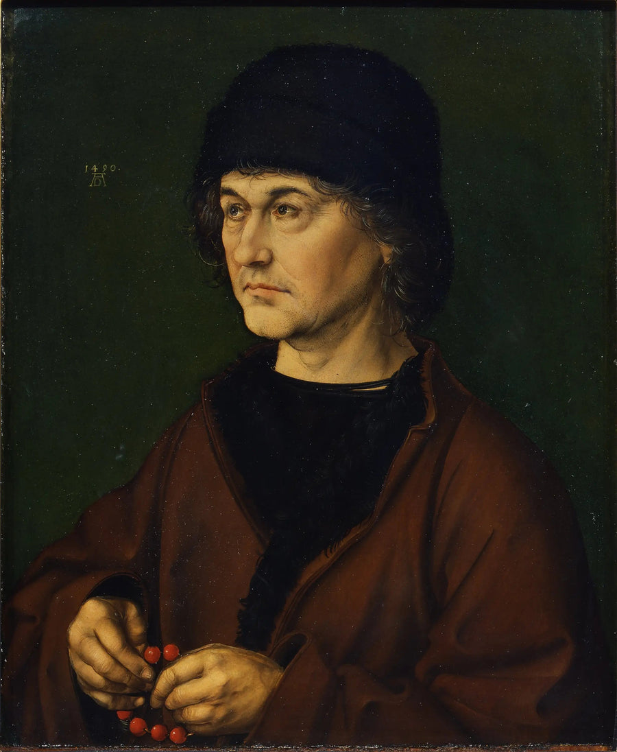 Porträtt av konstnärens far - Albrecht Dürer