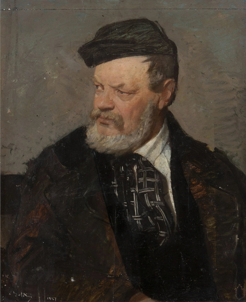 Porträtt av konstnärens far, Antonio Boldini - Giovanni Boldini