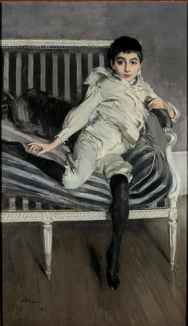 Porträtt av den lilla Subercaseaux - Giovanni Boldini