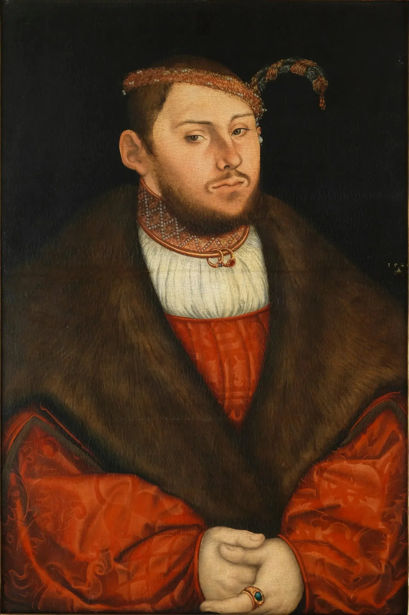 Porträtt av kurfursten Johann Friedrich - Lucas Cranach den äldre