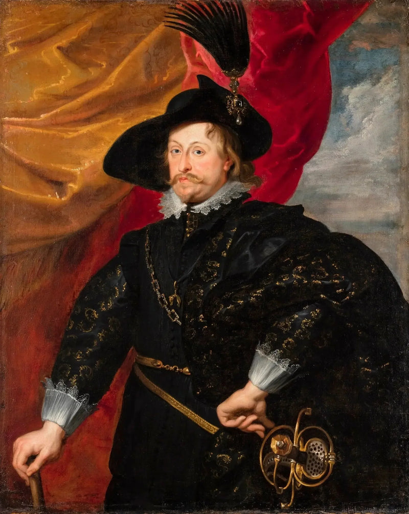 Porträtt av prins Ladislas Vasa. - Peter Paul Rubens