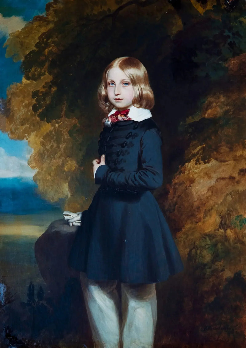 Porträtt av prins Philippe, Flanderns greve - Franz Xaver Winterhalter