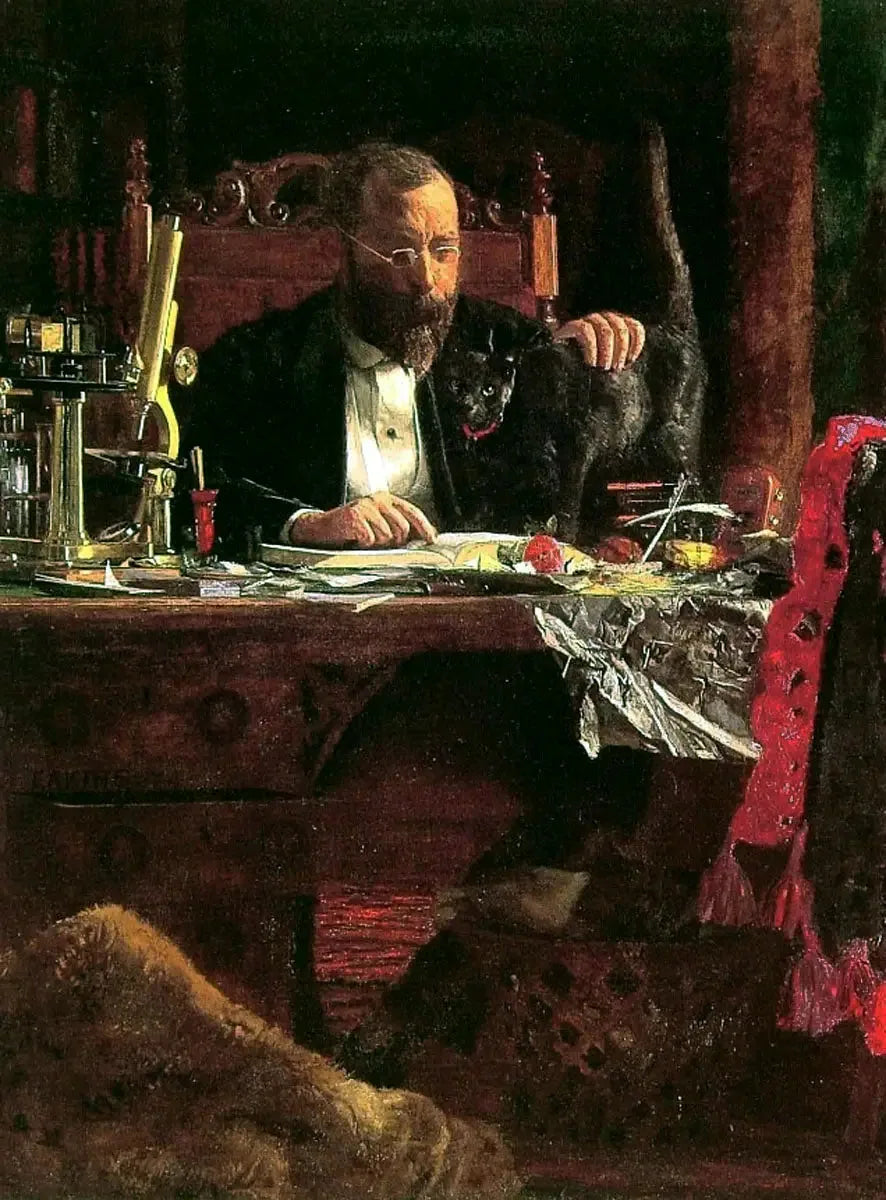 Porträtt av professor Benjamin H. Rand - Thomas Eakins