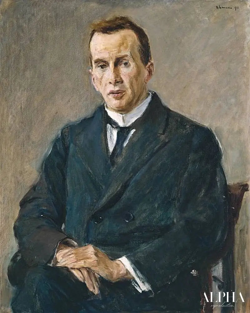 Portrait du professeur Cassirer - Max Liebermann - Reproductions de tableaux et peintures haut de gamme