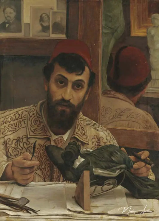 Portrait du professeur Giovanni Battista Amendola - Lawrence Alma-Tadema Reproductions de tableaux à la peinture à