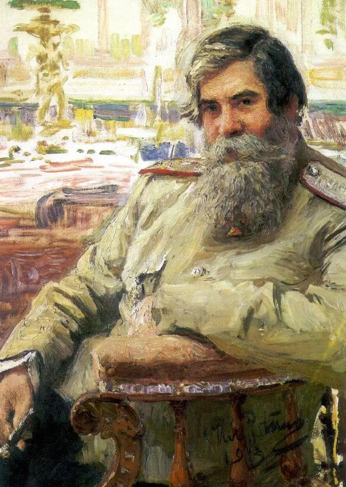 Porträtt av psykiatern och neurologen V. M. Bekhterev (1913) - Ilya Repin