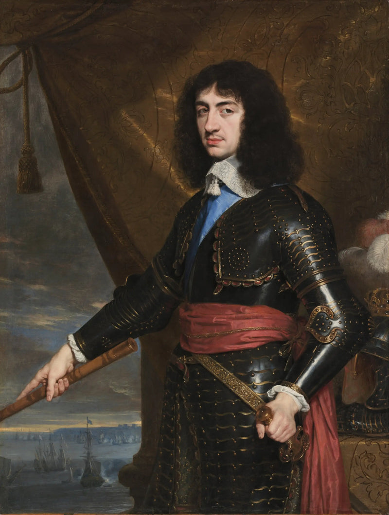 Porträtt av kung Charles II av England - Philippe de Champaigne
