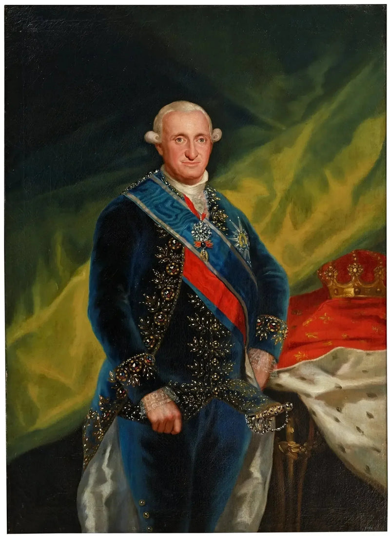 Porträtt av kung Karl IV - Francisco de Goya