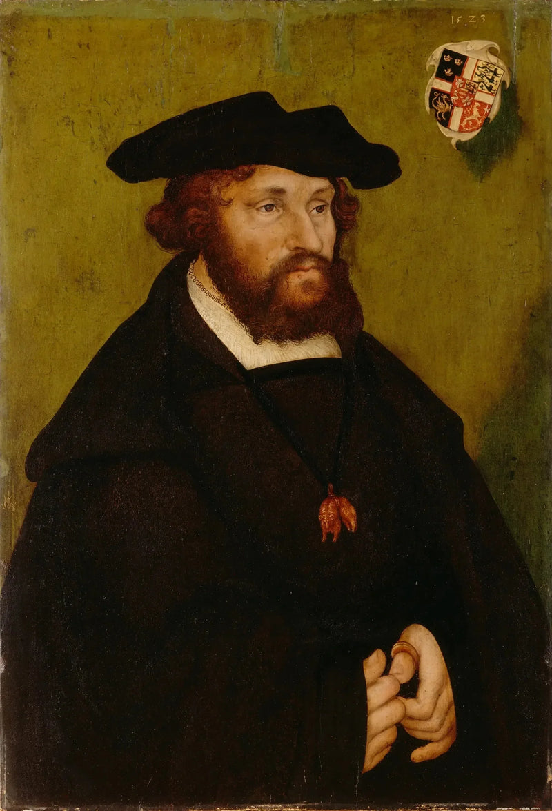 Porträtt av kung Christian II av Danmark - Lucas Cranach den äldre