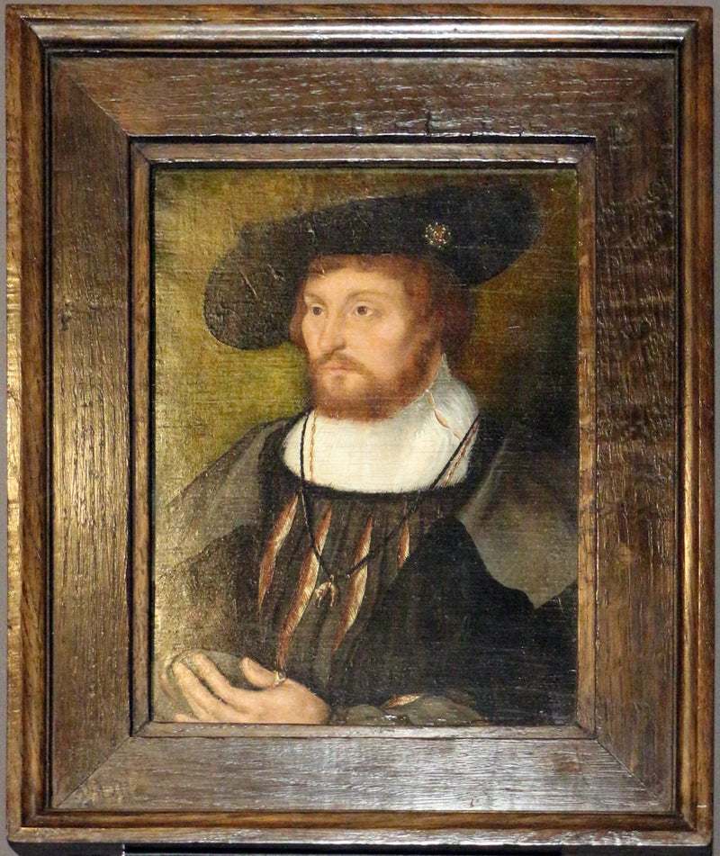 Porträtt av kung Christian II av Danmark (1481-1559) - Joos van Cleve