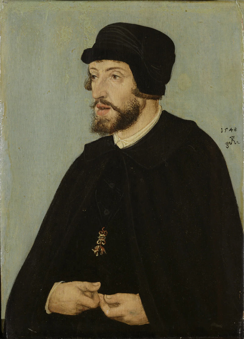 Porträtt av kung Ferdinand I. - Lucas Cranach den äldre
