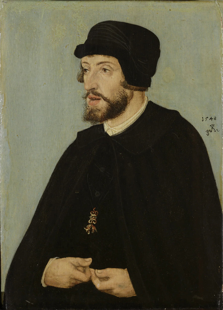 Porträtt av kung Ferdinand I. - Lucas Cranach den äldre