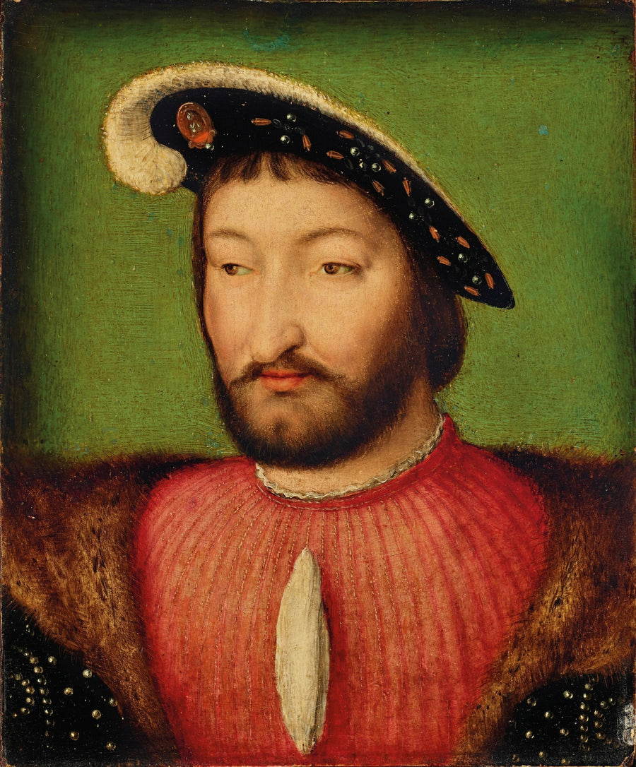 Porträtt av kung François I av Frankrike, bröstbild - Joos van Cleve