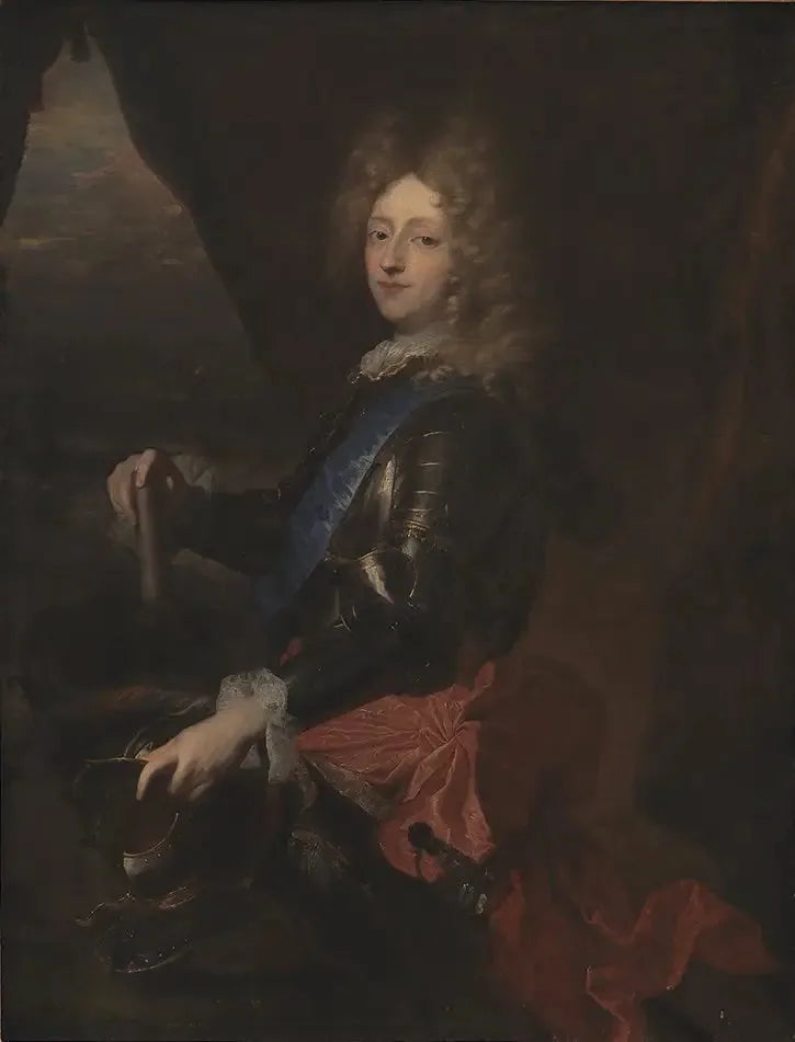 Porträtt av kung Fredrik IV som prins - Hyacinthe Rigaud