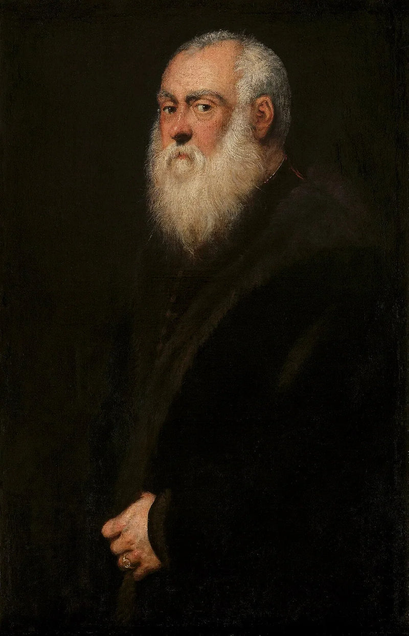 Porträtt av kung Sigismund II August (1520-1572) - Jacopo Tintoretto