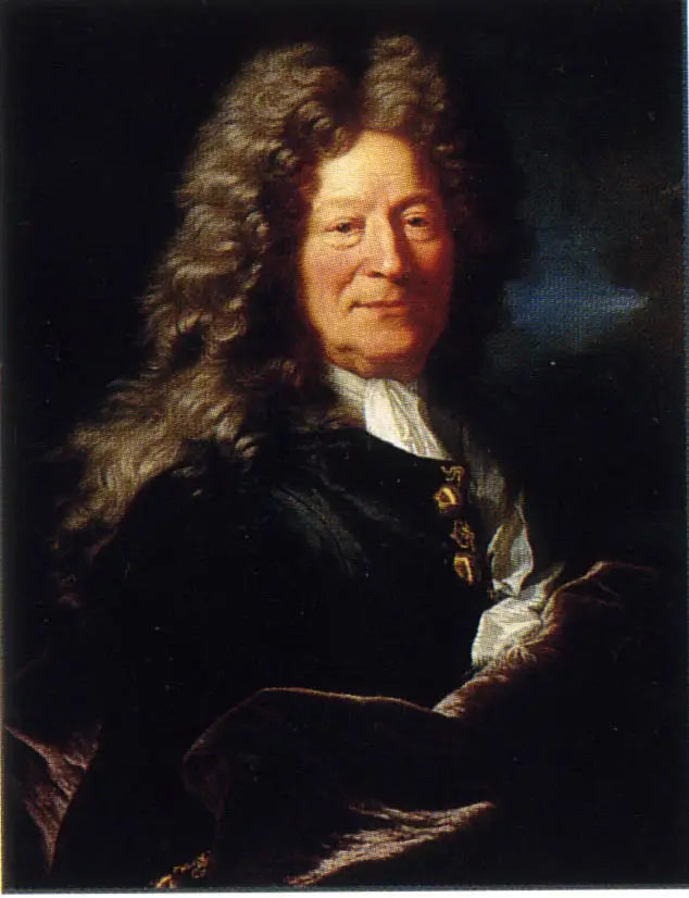 Porträtt av skulptören François Girardon - Hyacinthe Rigaud
