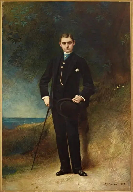 Porträtt av senatorn Leland Stanford - Léon Bonnat
