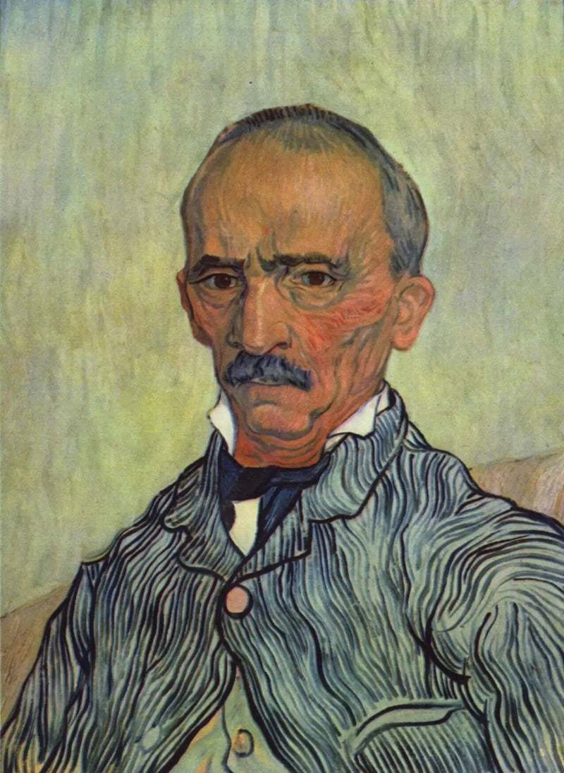 Porträtt av överintendenten Trabuc på Saint-Paul-sjukhuset - Vincent van Gogh