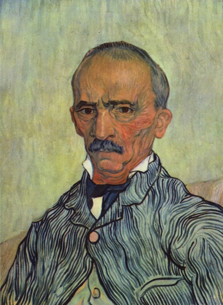 Porträtt av överintendenten Trabuc på Saint-Paul-sjukhuset - Vincent van Gogh