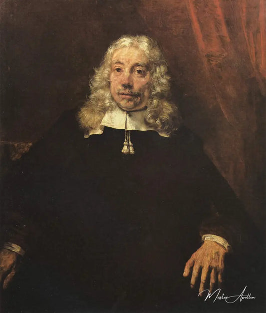 Portrait d'un homme âgé - Rembrandt van Rijn - Reproductions de tableaux et peintures haut de gamme