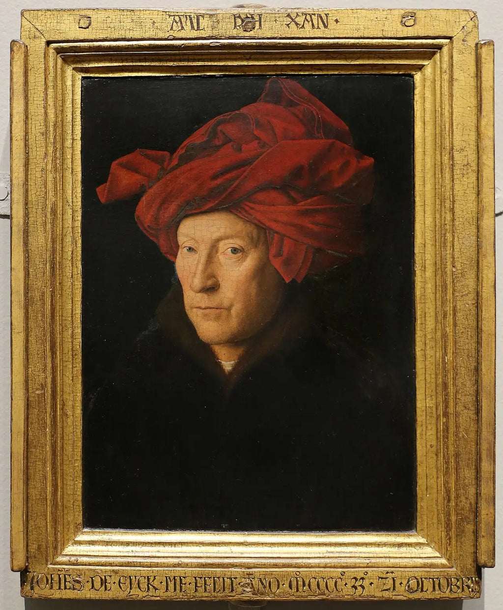 Portrait d’un homme (autoportrait?) - Jan van Eyck - Alpha Reproduction