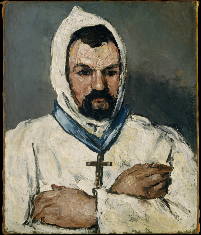 Porträtt av en munk - Paul Cézanne
