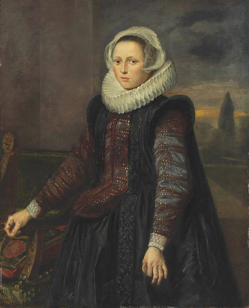 Porträtt av en dam - Frans Hals