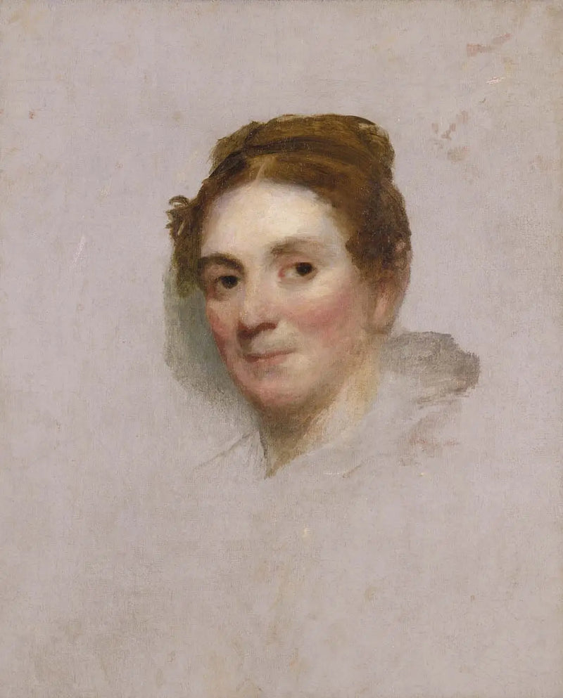 Porträtt av en dam - Gilbert Stuart