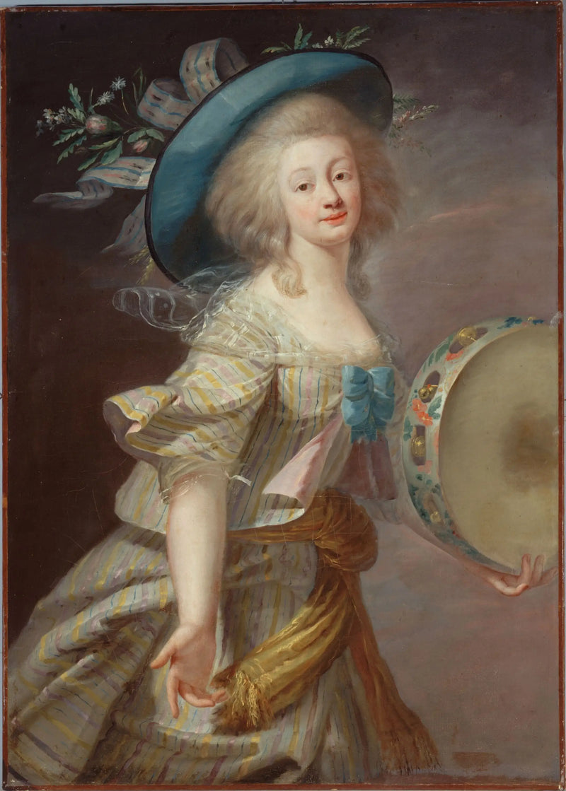 Porträtt av en dansare - Élisabeth Vigée Le Brun