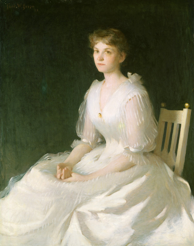 Porträtt i vitt - Frank Weston Benson